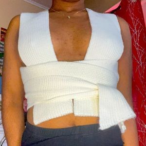 Syxx Brand White Top